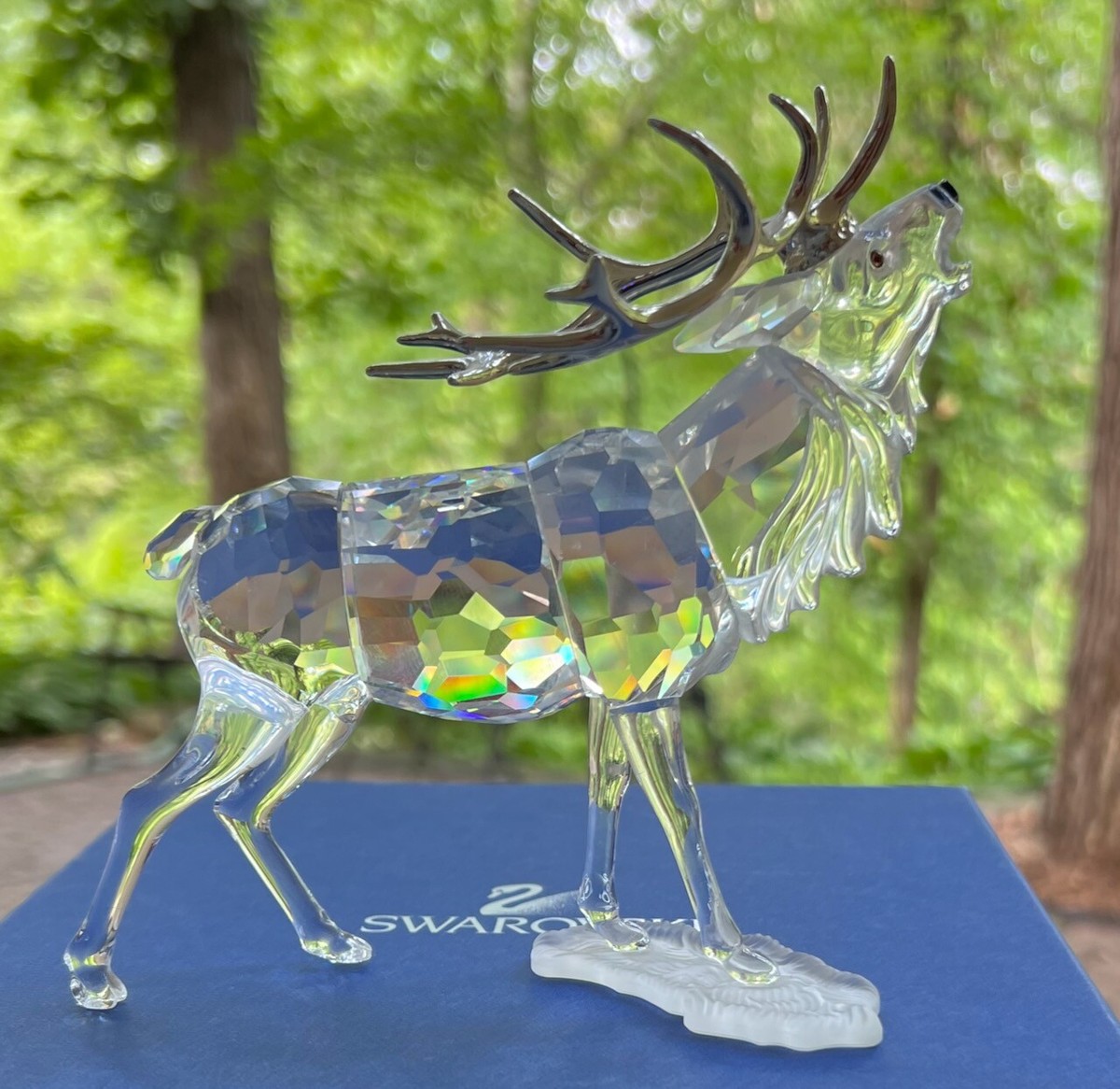 SWAROVSKI Crystal “Stag” Deer Figurine (#7608 000 004