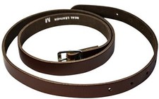 Sporran Genuine Leather Strap Belt Plain Brown Made In Scotland