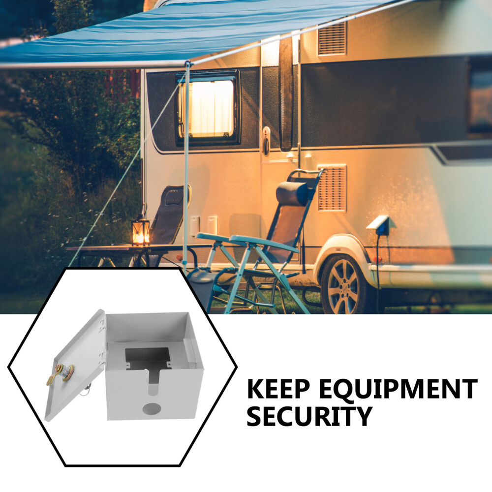 Outdoor Lockbox Junction Box Plug Cover Extension Cord Protector eBay