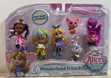 Disney Junior Alice's Wonderland Bakery 6 Piece Figure Playset 3" NEW