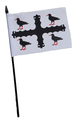 Flintshire County Small Hand Flag (6'' x 4'') - LAST FEW