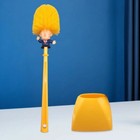 Trump Toilet Brush Novelty Creative FunToy Toilet Brush Holder Bathroom Tool Set