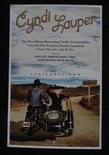 CYNDI LAUPER  Album poster original record store promo 2016