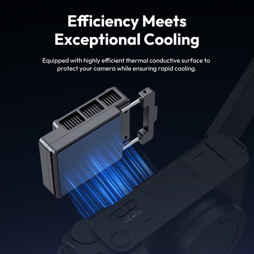 Ulanzi CU01 Camera Cooler Battery High Cooling Efficiency Flip-Screen Cameras - Picture 36 of 37