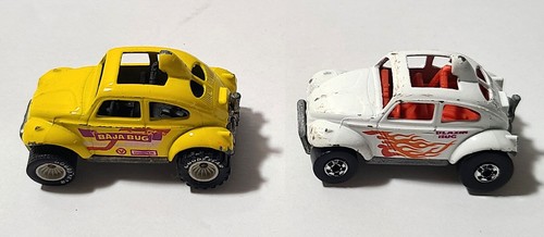 VINTAGE 1983 HOT WHEELS VOLKSWAGON BAJA BUG WITH COOL TIRES AND 1983 BLAZIN' BUG - Picture 3 of 18