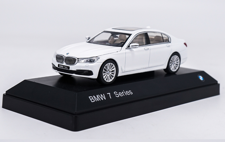 BMW 750Li ホワイト ミニカー1/43 1:43 BMW 7 Series 750Li dealer special order mini Car white