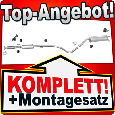 Auspuff für FIAT BRAVO II / STILO Schrägheck 1.4 16V Auspuffanlage