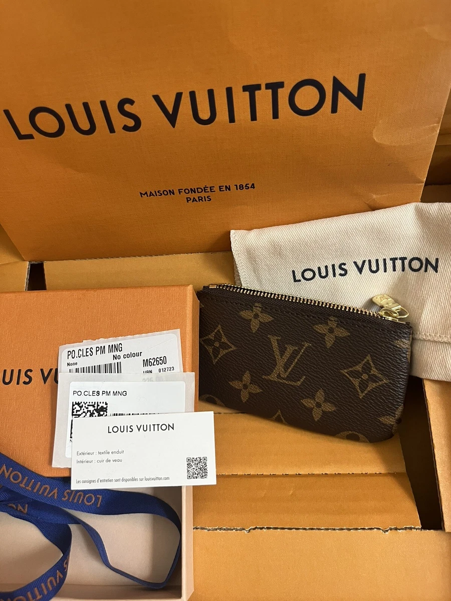 New 2023 Louis Vuitton Key Pouch Monogram eBay