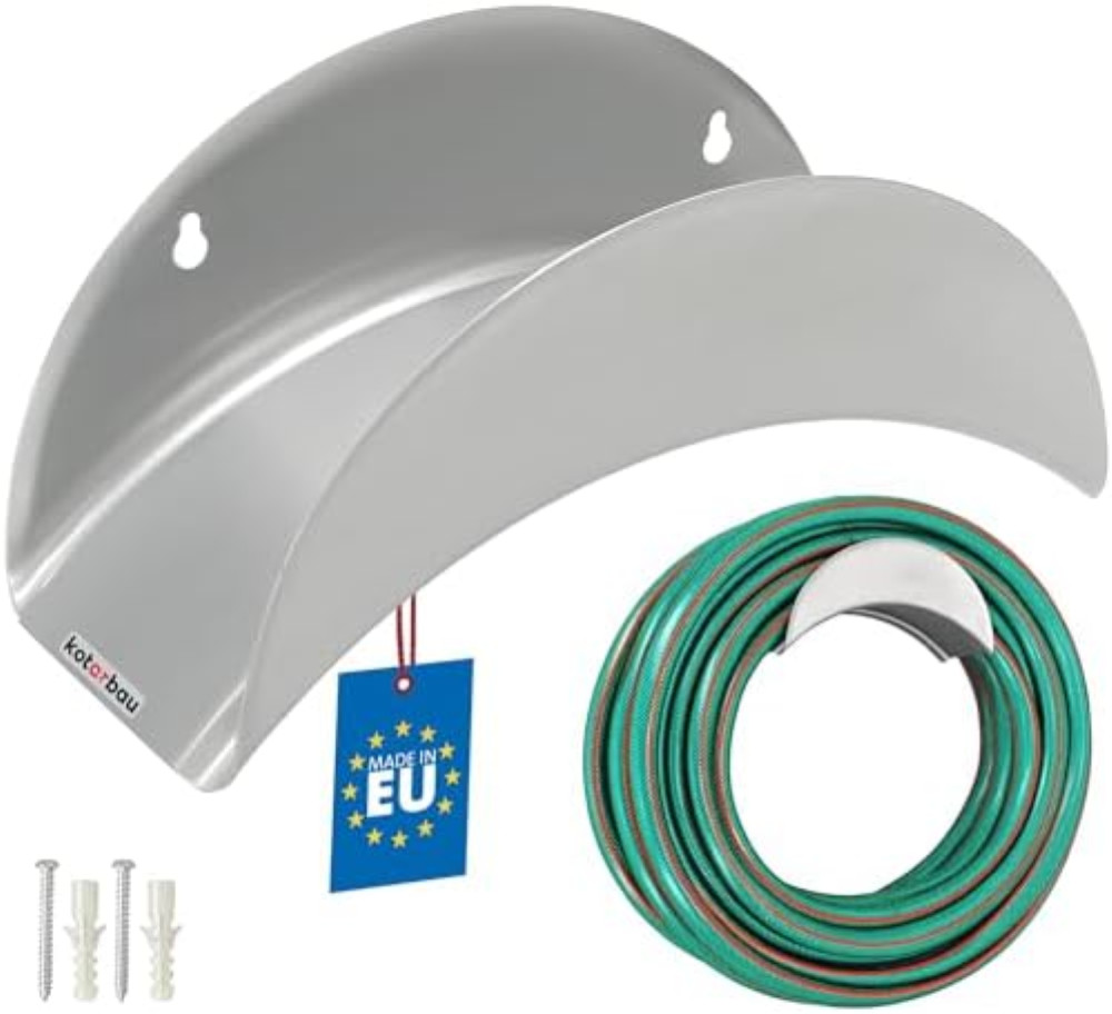 Gancio Portatubo KOTARBAU® per Parete: Soluzione Metallo Zinco 280mm