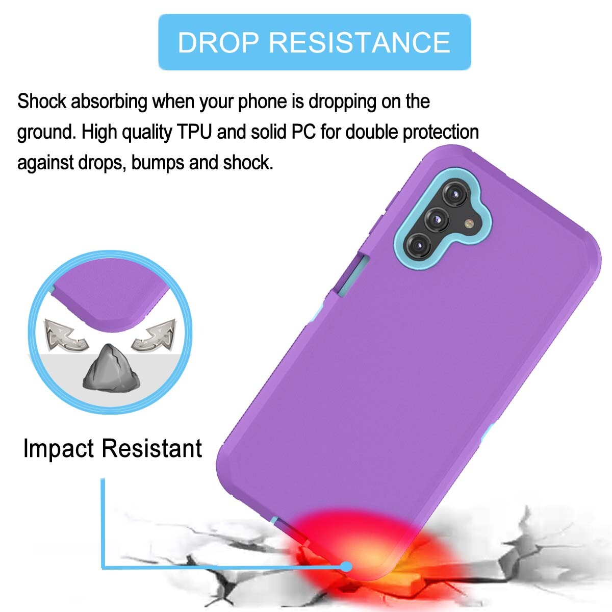 For Samsung Galaxy S22 / S22 Plus S22 Ultra Phone Case Cover + Screen Protector