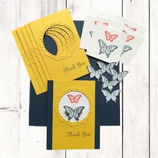 Thank You Card Making Kit Handmade Thank You Card Kit