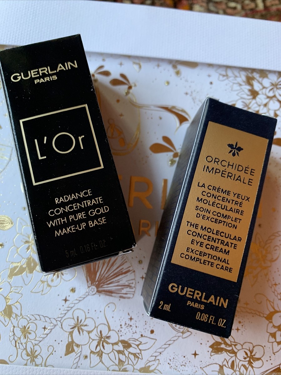 GUERLAIN PARIS L'Or ESSENCE PRIMER ORCHIDEE IMPERIAL EYE CREME NEW