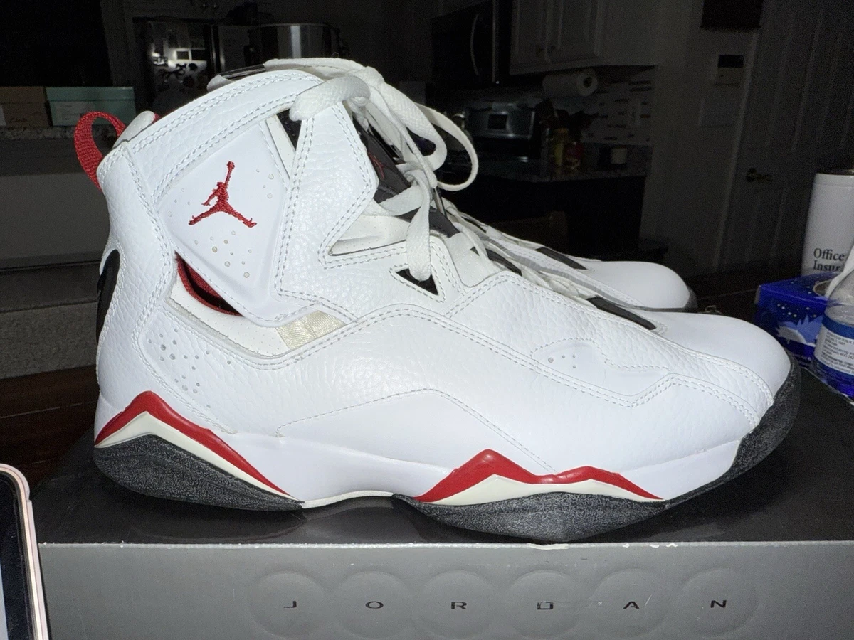NIKE JORDAN TRUE FLIGHT ホワイト レッド Preços baixos em Jordan True Flight White Carmine Red | eBay