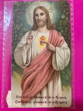 Santino Heilige Karte, Herz Jesu - Ref. 11321