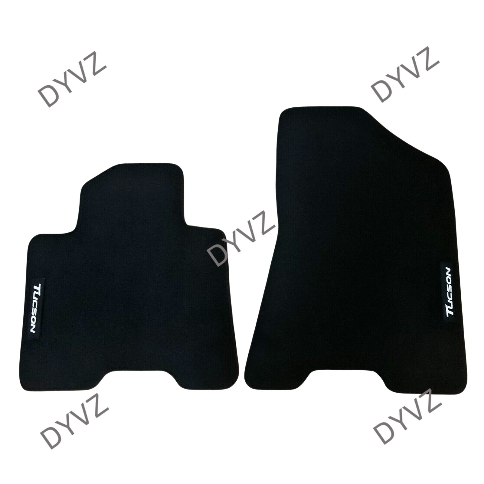 For modern Tucson front floor mats with velvet waterproof black carpet lining