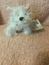 NWT--Webkinz Lil' White Terrier HS106 RETIRED w/sealed/unused code