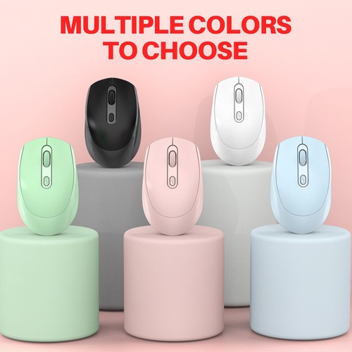 2.4G Wireless Bluetooth Optical Mouse Silent Mouse with USB Receiver for MacBook - Picture 2 of 32