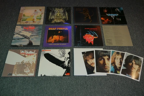 SLEEVE ONLY NEAR MINT Led Zeppelin Black Sabbath  & Various Artists Vinyls Lot
