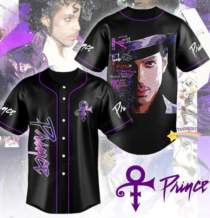 Prince Jersey 3D Shirt, Prince Fan Shirt, Prince Tour Merch, Gift For Prince Fan