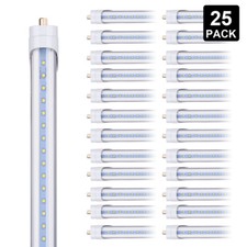 8ft FA8 Single Pin LED Tube Light - Bright, Energy-Efficient 8foot Shop Lighting