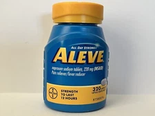 Aleve Pain Reliever, 320 Caplets EXP 2026/03 FAST SHIPPING