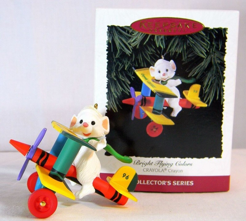 Hallmark Keepsake Ornament Bright Flying Colors 1996 Crayola Series #8 
