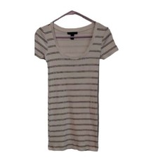 Forever 21 white and black stripe bodycon T-shirt Dress