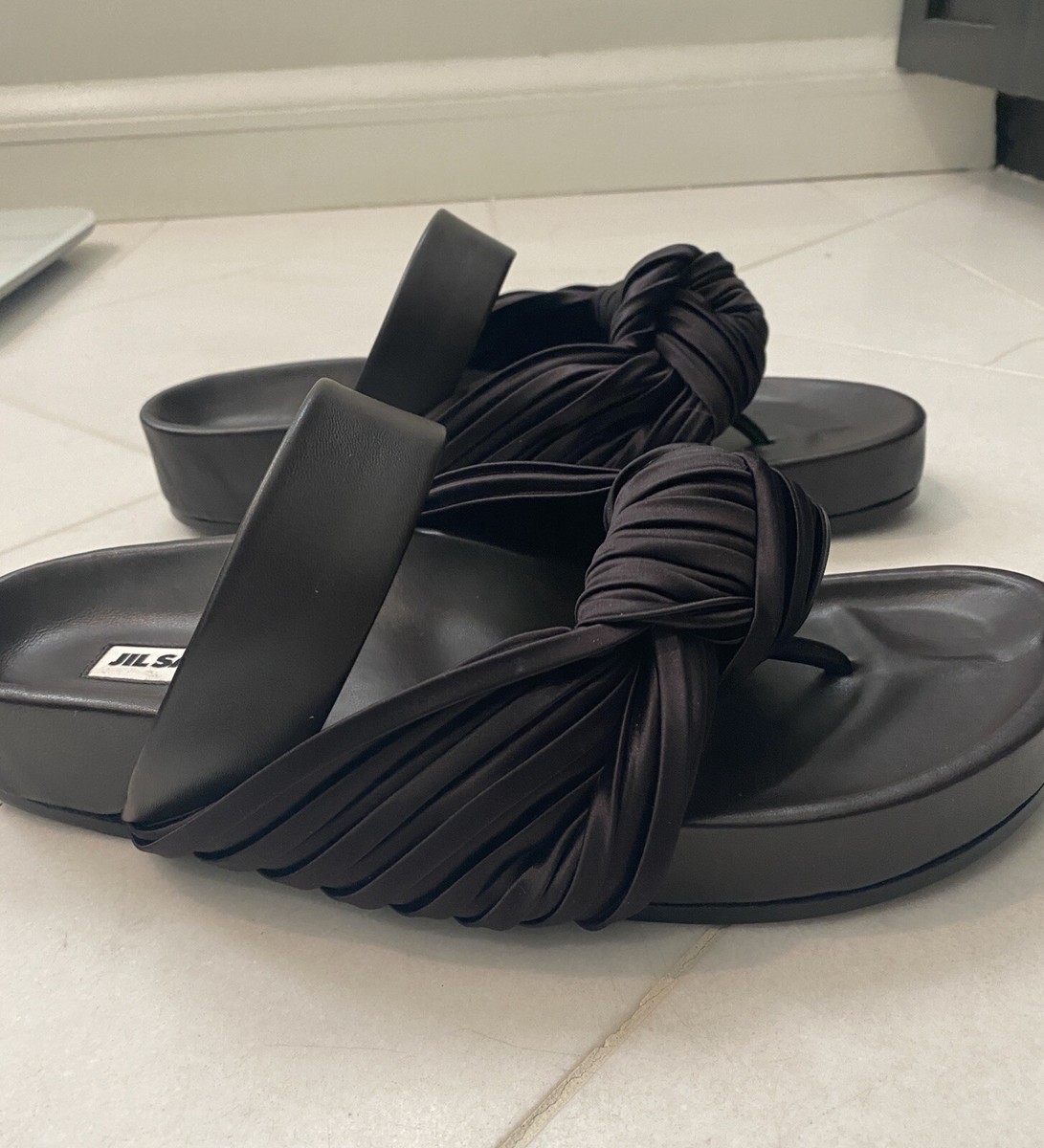 JIL SANDER women sandals, Chocolate Brown, Size  / , Brand New