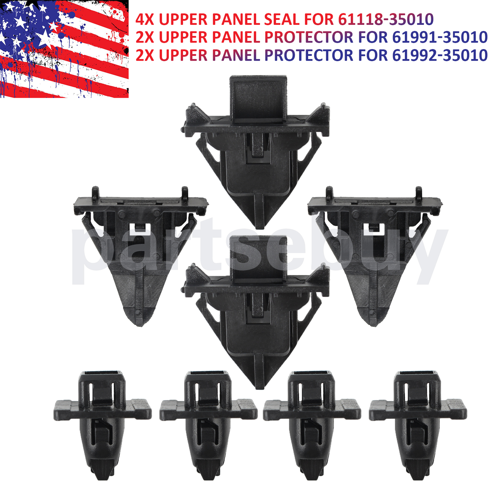Moulding Clip Retainer Kit For Toyota FJ Cruiser 2007-2014 Car Exterior Parts