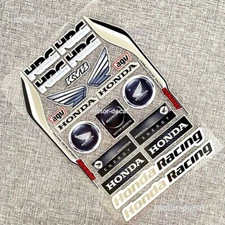 MOTORCYCLE FUEL TANK FAIRING COWL BADGE HELMET EMBLEM DECAL WING RACING STICKER