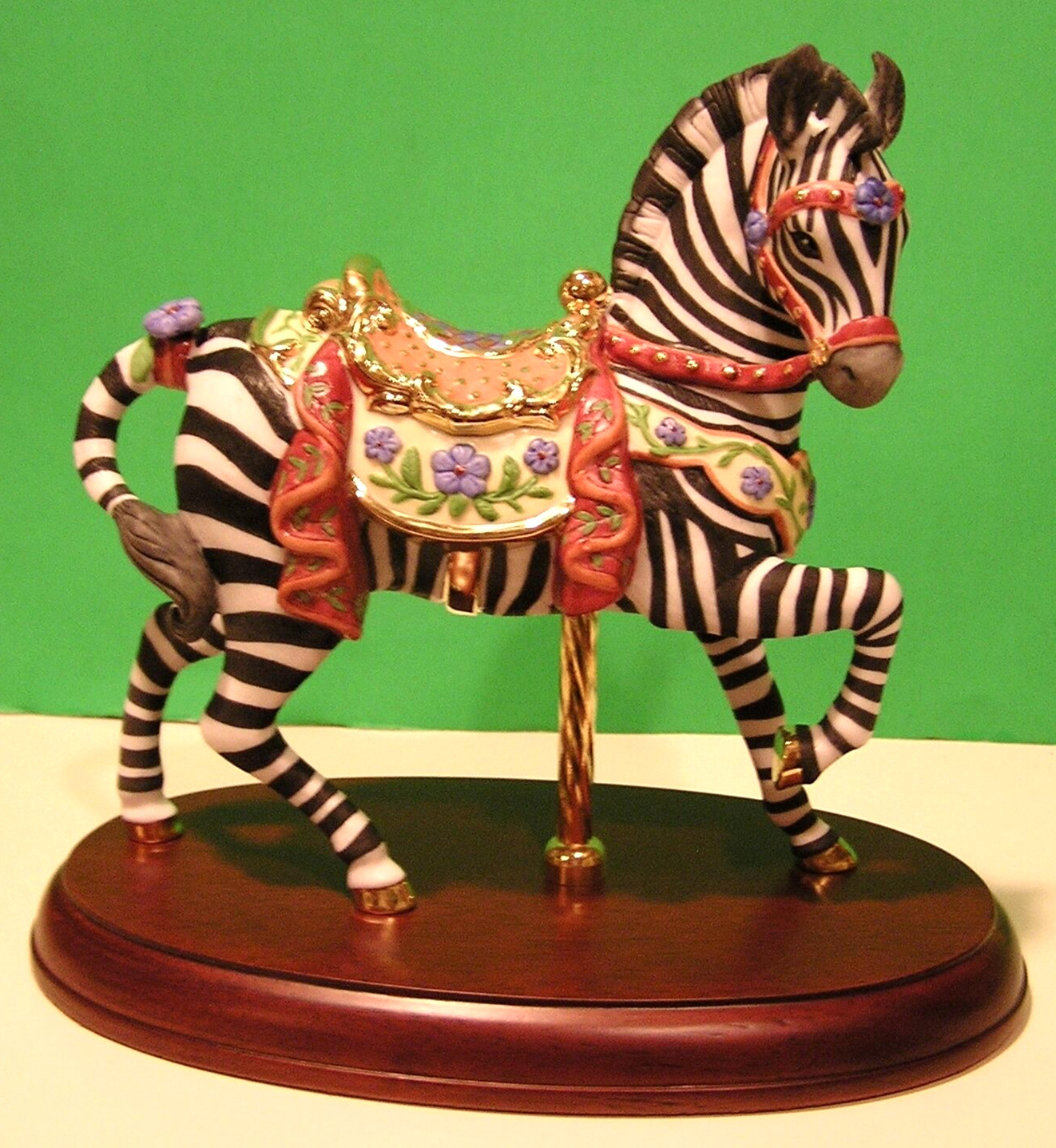 LENOX ZEBRA CAROUSEL -- -- Horse sculpture -- -- NEW in BOX with COA