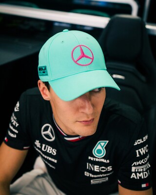 【希少】メルセデスF1 ジョージ・ラッセル 2023マイアミGP限定キャップ George Russell Mercedes AMG Petronas Racing Cap - Formula 1 - 2024