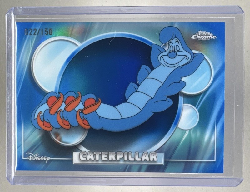 Caterpillar 2026 Topps Chrome Disney #78 Blue Refractor /150