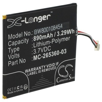 Akku für Amazon Kindle 58-000083, 58-000151, MC-265360-03 890mAh 