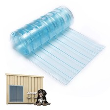 13.7in x 4.9ft Door Replacement Flaps for Dog House - Easy to Cut  Install T...