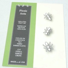 2016 Poppystamps Steel Craft Die Picnic Ants 1367