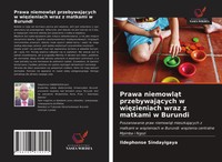 Ildephonse Sindayigaya | Prawa Niemowl¿T Przebywaj¿Cych W Wi¿Zieniach Wraz Z...
