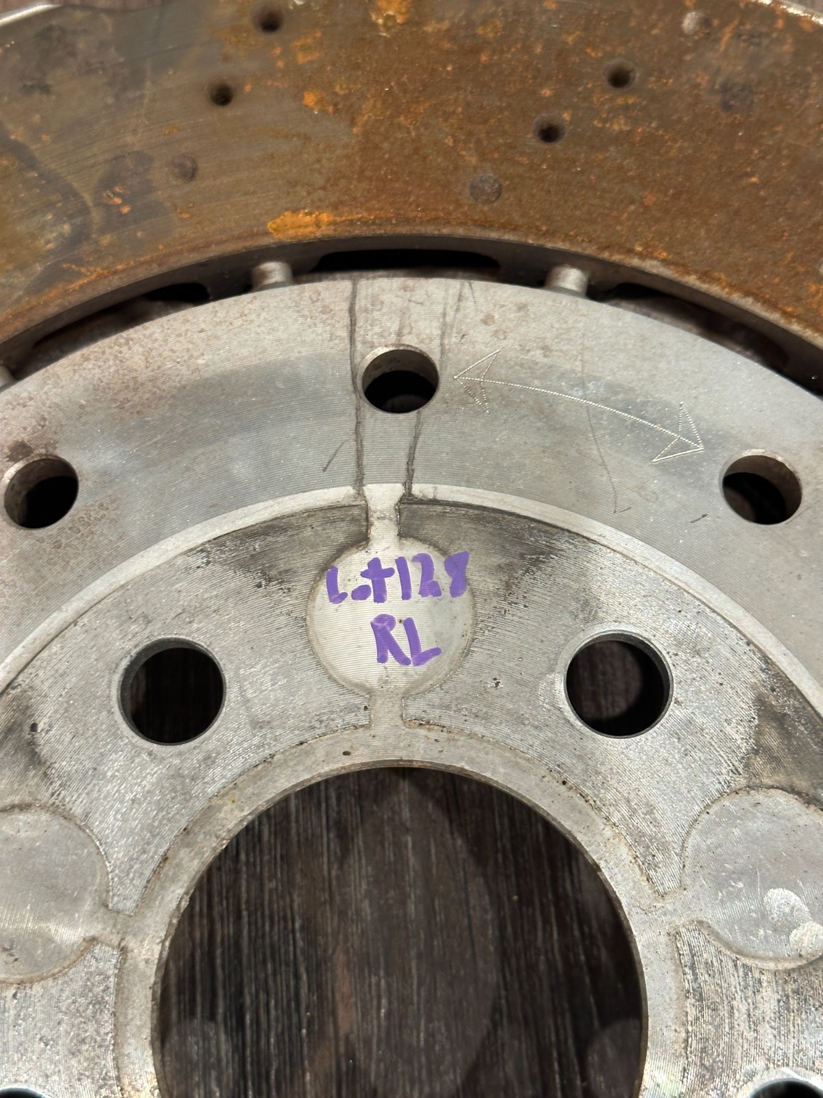 2017 AUDI R8 REAR LEFT BRAKE DISC ROTOR OEM