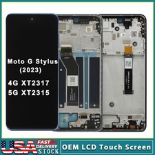 LCD Digitizer Touch Screen  Frame For Moto G Stylus 2023 4G XT2317 / 5G XT2315