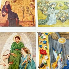 Lot 4 Vintage Baroque Art Prints 5x6 – Classical Painting Gallery Wall Decor