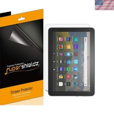 3 Pack Water Resistant Anti-Glare Screen Protectors for Fire HD 8 Plus Tablets
