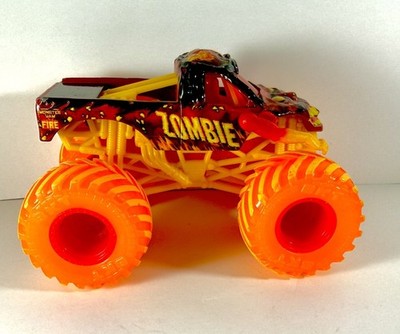 2019 Spin Master Monster Jam Fire & Ice ZOMBIE Truck New 1:64