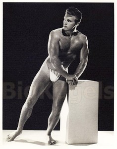 SALE 1950s VINTAGE BRUCE Handsome GEORGE TOWERS Male Physique Muscle Beefcake