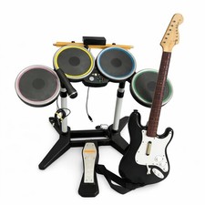 Rock Band Bundle Xbox 360 One Drums Guitar Mi...
