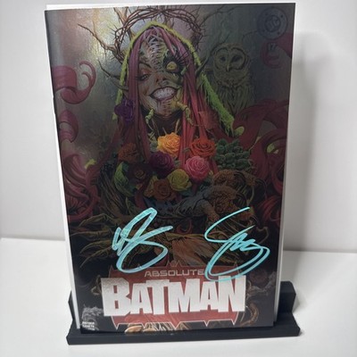 ABSOLUTE BATMAN #17    2x SIGNED Scott Snyder Mark Brooks  FOIL  In Hand