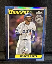 2025 Topps Chrome 35th Anniversary 1990 Mookie Betts #90CB-8 LA Dodgers