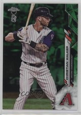 2020 Topps Chrome Ben Baller Edition Green Refractor 46/99 Christian Walker gh4