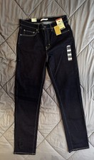 Levi  s Women  s 724 High Rise Slim Straight Jeans Dark Wash Size 31x32 - NWT