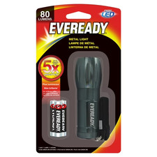 EVEREADY COMPACT METAL LED FLASHLIGHT, BLACK ...