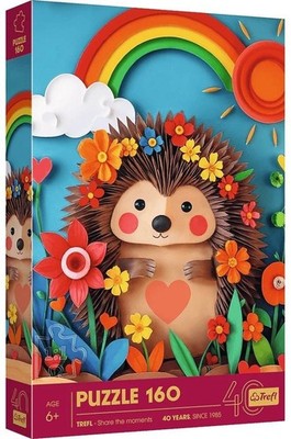 NEW Trefl Jigsaw Puzzle 160 Pieces 6+ Ages 40th Anniversary Little Hedgehog